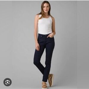 Prana Navy Blue Straight Leg Pants